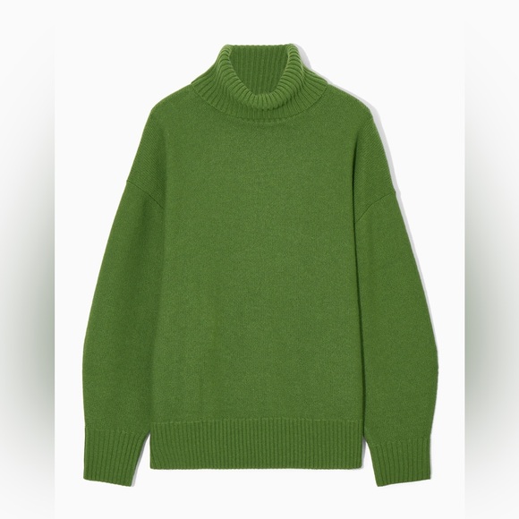 COS Sweaters - COS Green Turtleneck Sweater